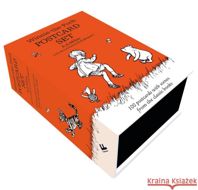 Winnie-the-Pooh: Postcard Set: One Hundred Delightful Postcards in a Beautiful Gift Box A A Milne 9781405271554 HarperCollins Publishers - książka