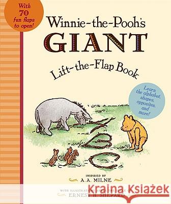 Winnie the Pooh's Giant Lift The-Flap A. A. Milne Ernest H. Shepard 9780525420880 Dutton Books - książka