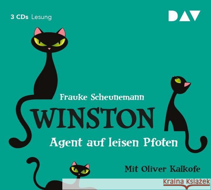 Winston - Agent auf leisen Pfoten, 3 Audio-CDs Scheunemann, Frauke 9783862313488 Der Audio Verlag, DAV - książka