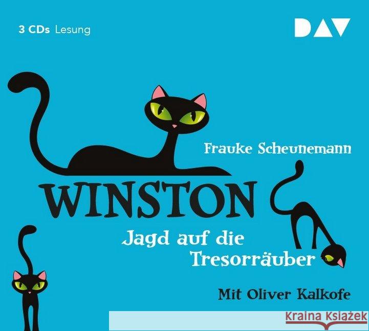 Winston - Jagd auf die Tresorräuber, 3 Audio-CDs : Lesung für Kinder Scheunemann, Frauke 9783862314751 Der Audio Verlag, DAV - książka