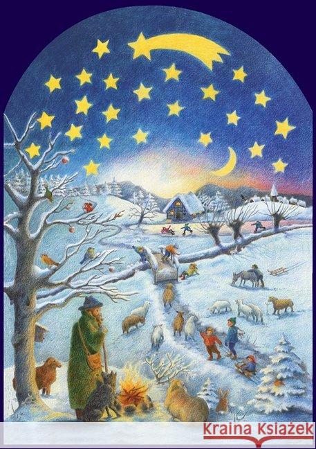 Winterszene : Adventskalender mit 47 Türchen  4260300470125 Urachhaus - książka