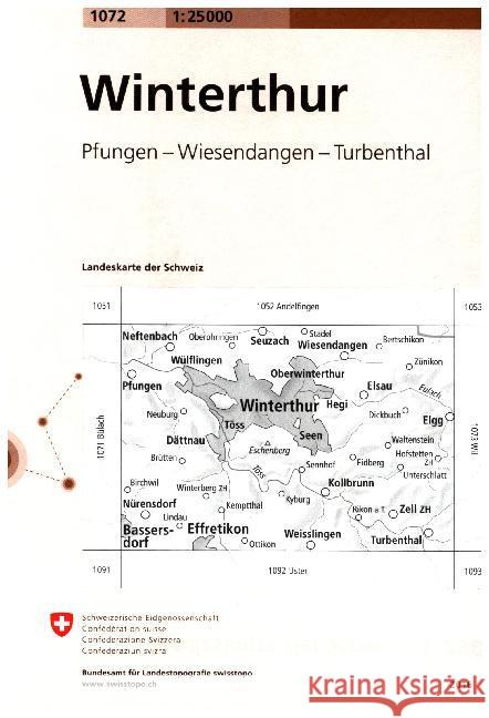 Winterthur: 2021  9783302010724 Swisstopo, Switzerland - książka