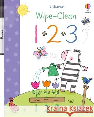 Wipe-Clean 123 Jessica Greenwell Stacey Lamb 9781835405673 Usborne Books - książka