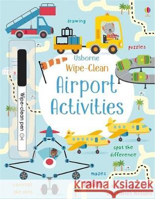 Wipe-Clean Airport Activities Kirsteen Robson Gareth Williams 9781805070153 Usborne Books - książka