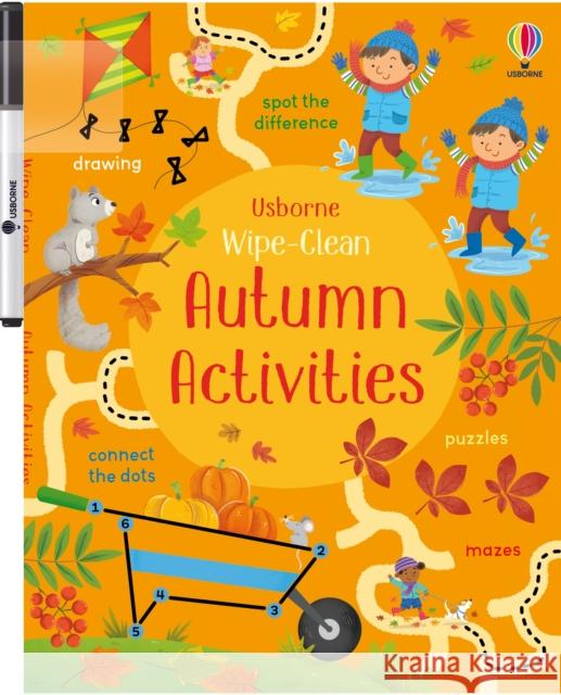 Wipe-Clean Autumn Activities Kirsteen Robson 9781835408780 Usborne Publishing Ltd - książka