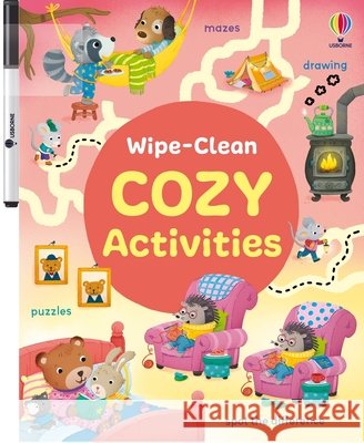 Wipe-Clean Cozy Activities Kirsteen Robson Laura Giorgi 9781836054856 Usborne Books - książka