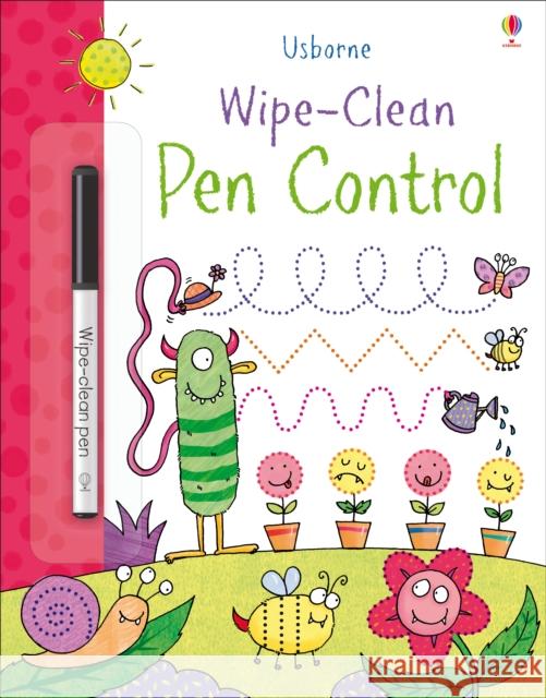 Wipe-clean Pen Control Kimberley Scott 9781409582601 Usborne Publishing Ltd - książka