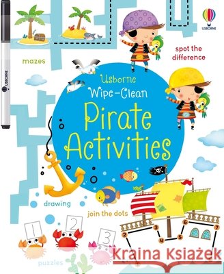 Wipe-Clean Pirate Activities Kirsteen Robson Dania Florino Marcella del Bosco 9781836053217 Usborne Books - książka