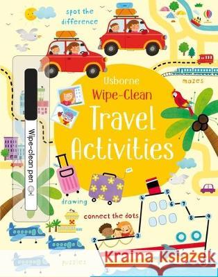 Wipe-Clean Travel Activities Kirsteen Robson Manola Caprini 9781805070566 Usborne Books - książka
