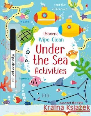 Wipe-Clean Under the Sea Activities Kirsteen Robson Manuela Berti 9781805317807 Usborne Books - książka