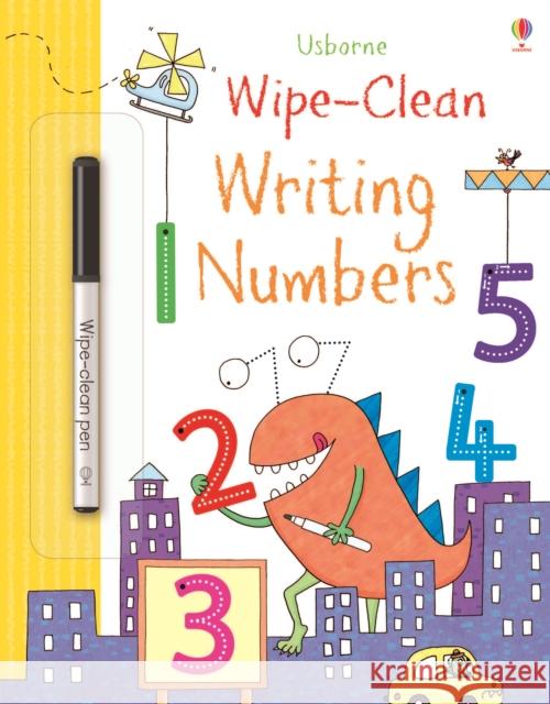 Wipe-clean Writing Numbers Jessica Greenwell 9781409582649 Usborne Publishing Ltd - książka