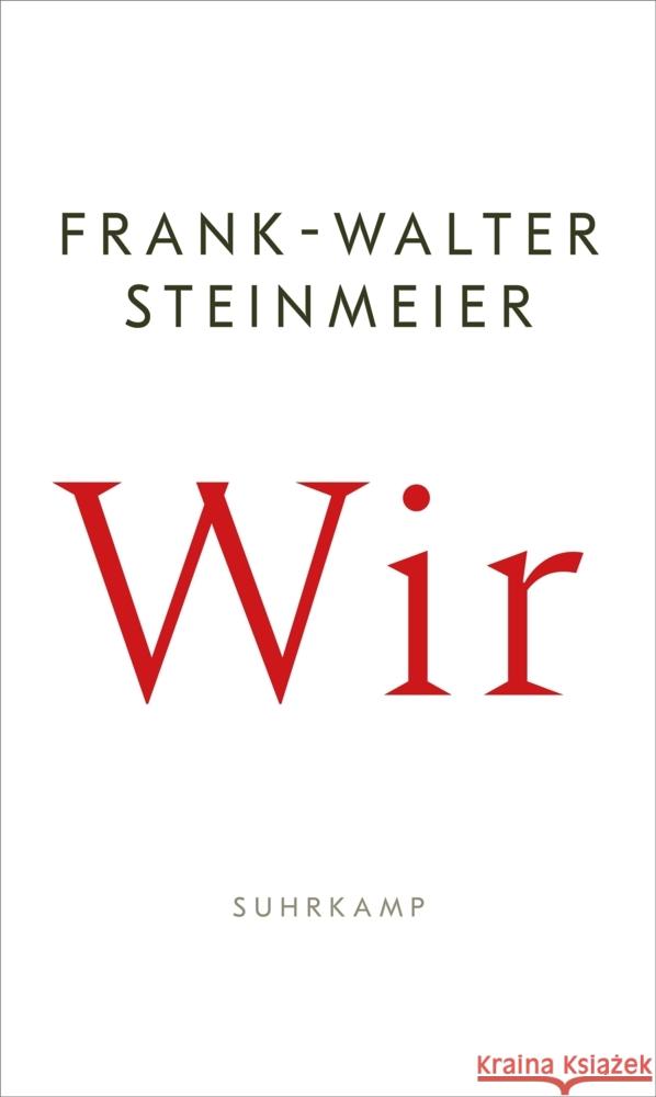 Wir Steinmeier, Frank-Walter 9783518432150 Suhrkamp - książka