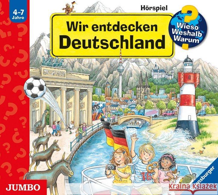 Wir entdecken Deutschland, 1 Audio-CD  9783833731891 Jumbo Neue Medien - książka