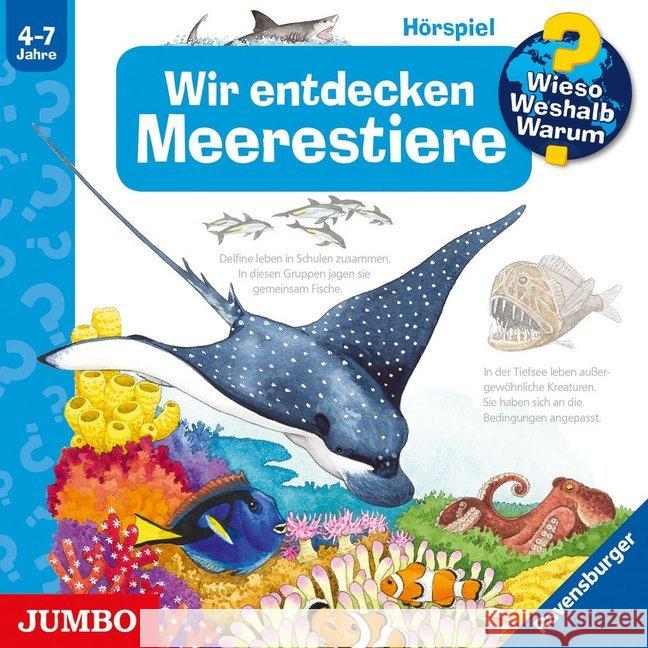 Wir entdecken Meerestiere, Audio-CD Ebert, Andrea; Erne, Andrea 9783833734892 Jumbo Neue Medien - książka