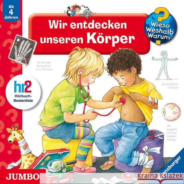 Wir entdecken unseren Körper, 1 Audio-CD  9783833729454 Jumbo Neue Medien - książka