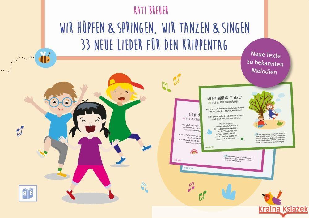 Wir hüpfen & springen, wir tanzen & singen Breuer, Kati 9783946829935 Bananenblau - książka