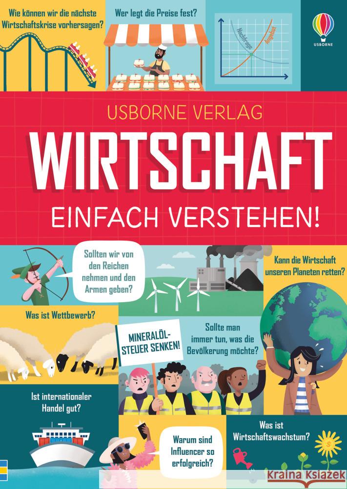 Wirtschaft - einfach verstehen! Prentice, Andrew 9781789413373 Usborne Verlag - książka