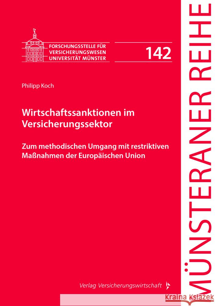 Wirtschaftssanktionen im Versicherungssektor Koch, Philipp 9783963293634 VVW GmbH - książka