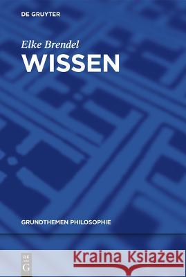 Wissen Brendel, Elke 9783110220124 De Gruyter - książka