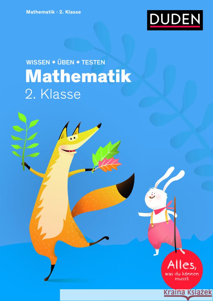 Wissen - Üben - Testen: Mathematik 2. Klasse Müller-Wolfangel, Ute, Schreiber, Beate 9783411772056 Duden - książka