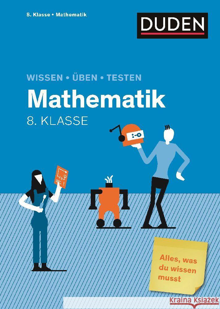 Wissen - Üben - Testen: Mathematik 8. Klasse  9783411724451 Duden - książka