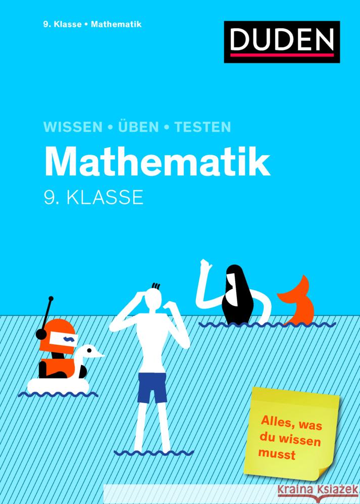 Wissen - Üben - Testen: Mathematik 9. Klasse  9783411725755 Duden - książka