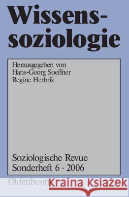 Wissenssoziologie  9783486644869 Oldenbourg Wissenschaftsverlag - książka