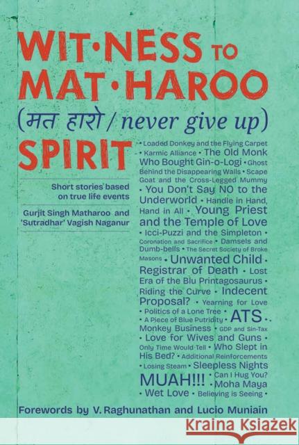 Wit-ness to Mat-Haroo (??-????) Spirit Gurjit Singh Matharoo 9781961856462 Oro Editions - książka