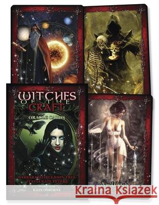 Witches of the Craft Oracle Cards Barbara Meiklejohn-Free Flavia Kate Peters 9780738779577 Llewellyn Publications - książka
