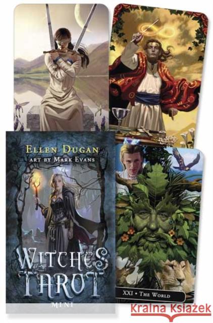 Witches Tarot Mini Ellen Dugan Mark Evans 9780738769325 Llewellyn Publications - książka
