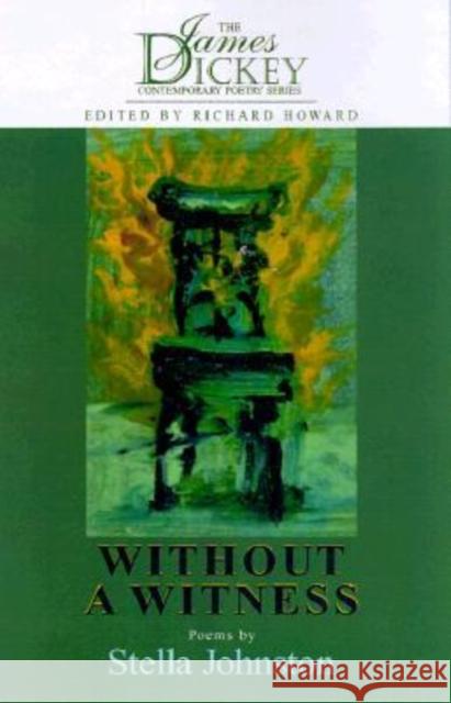 Without a Witness Stella Johnston 9781570033438 University of South Carolina Press - książka