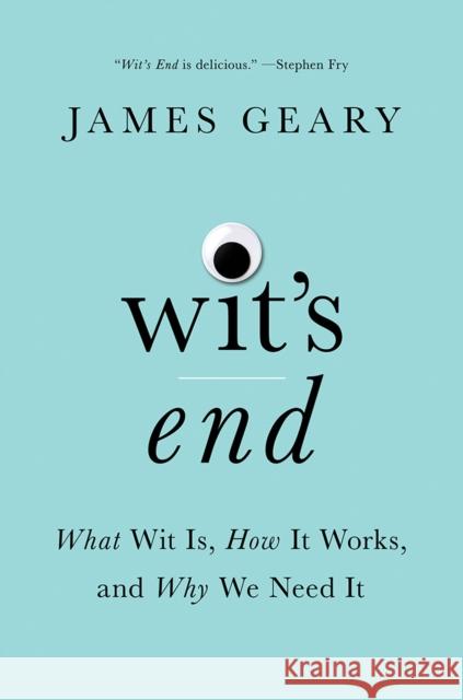 Wit's End: What Wit Is, How It Works, and Why We Need It James Geary 9780393254945 W. W. Norton & Company - książka