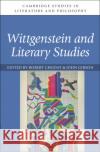 Wittgenstein and Literary Studies  9781108833219 Cambridge University Press