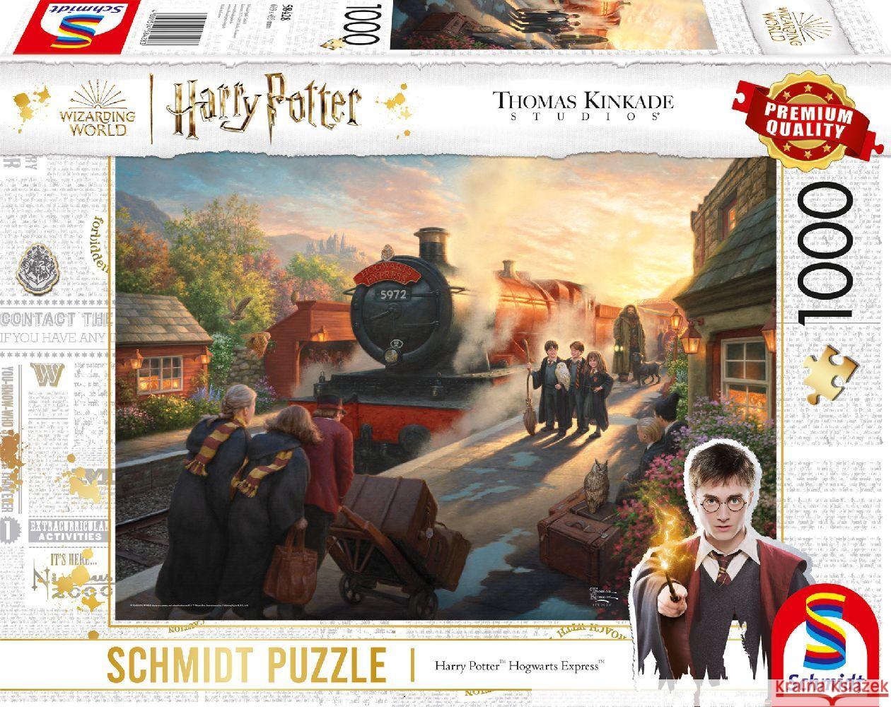 Wizarding World, Harry Potter Hogwarts Express Kinkade, Thomas 4001504584283 Schmidt Spiele - książka