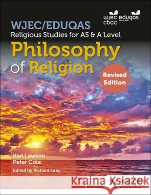 WJEC/Eduqas Religious Studies for A Level & AS - Philosophy of Religion Revised Richard Gray 9781036004927 Hodder Education - książka