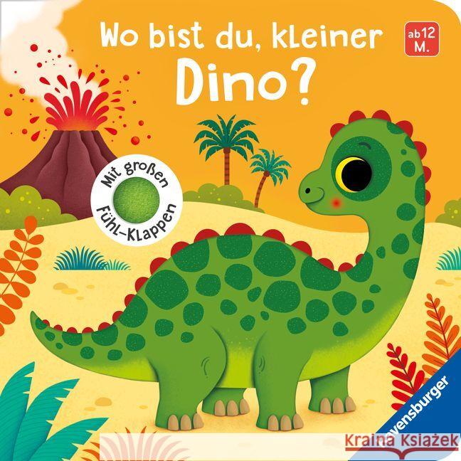 Wo bist du, kleiner Dino? Streck, Aurelia 9783473418572 Ravensburger Verlag - książka