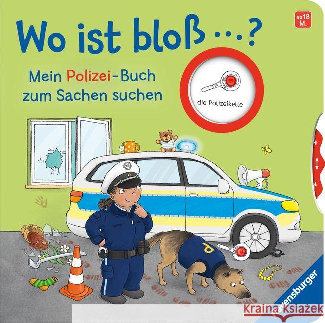 Wo ist bloß ...? Mein Polizei-Buch zum Sachen suchen Orso, Kathrin Lena 9783473419128 Ravensburger Verlag - książka