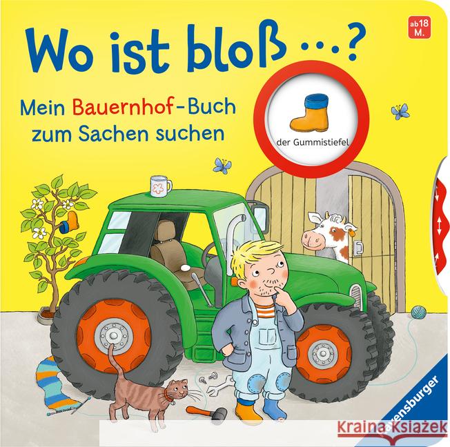 Wo ist bloß...? Mein Bauernhof-Buch zum Sachen suchen Orso, Kathrin Lena 9783473417391 Ravensburger Verlag - książka