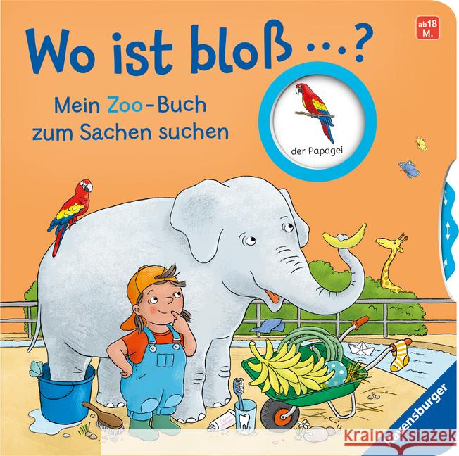 Wo ist bloß...? Mein Zoo-Buch zum Sachen suchen Orso, Kathrin Lena 9783473418336 Ravensburger Verlag - książka