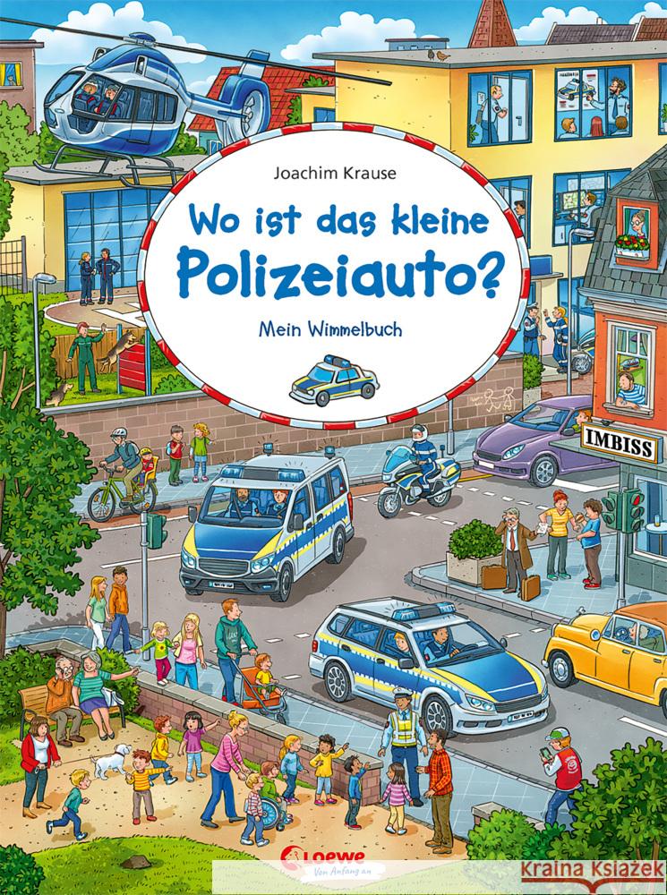 Wo ist das kleine Polizeiauto?  9783743200333 Loewe - książka