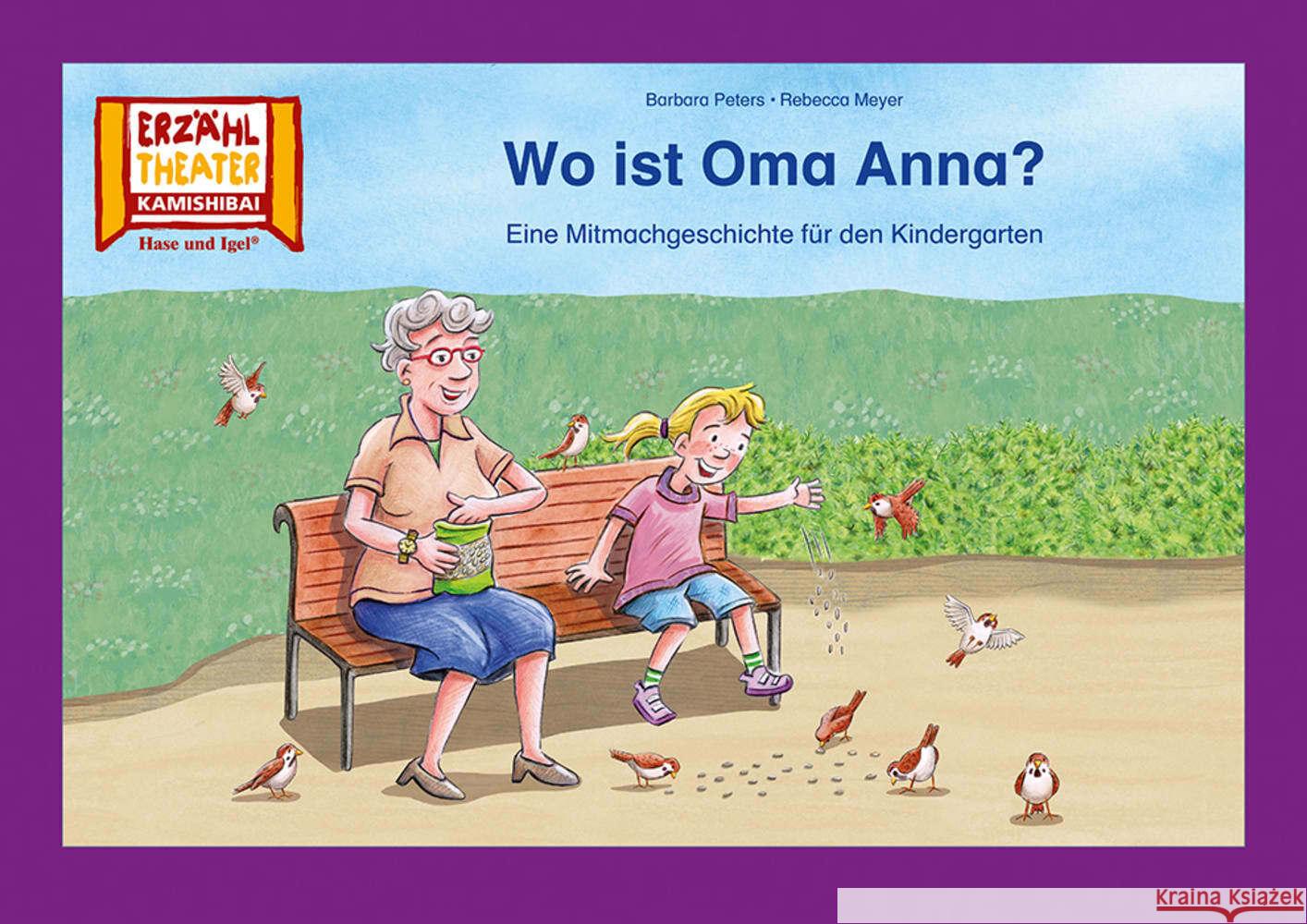 Wo ist Oma Anna? / Kamishibai Bildkarten Peters, Barbara 4260505832681 Hase und Igel - książka