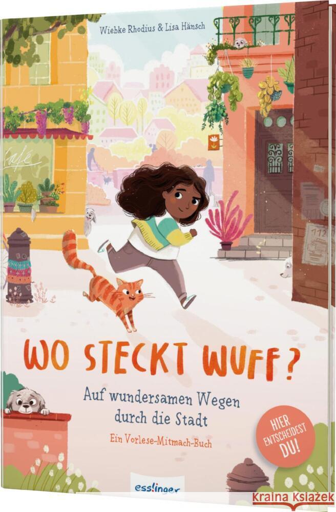 Wo steckt Wuff? Auf wundersamen Wegen durch die Stadt Rhodius, Wiebke 9783480238781 Esslinger in der Thienemann-Esslinger Verlag  - książka