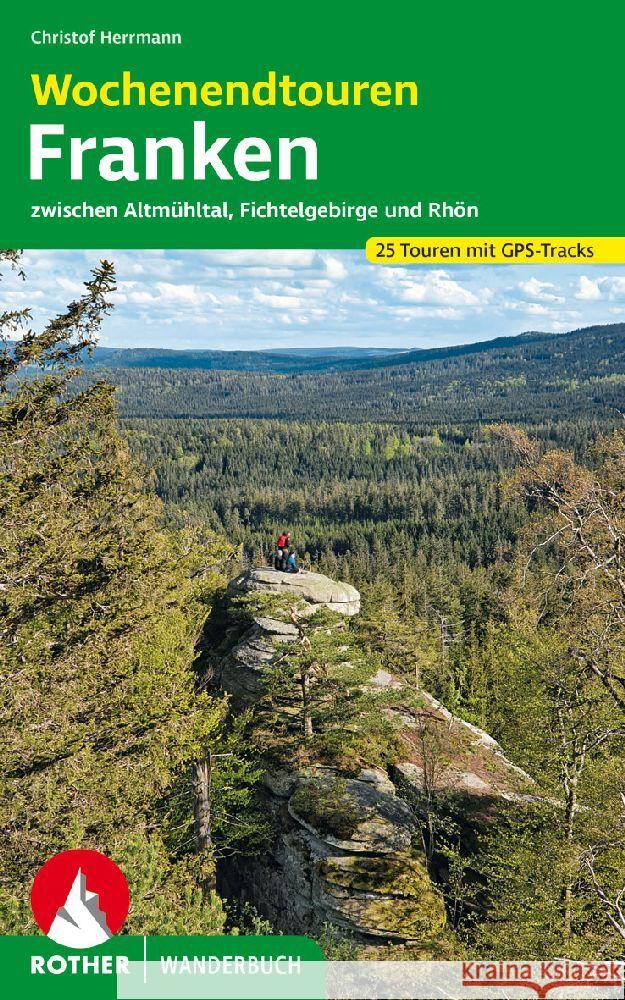 Wochenendtouren Franken Herrmann, Christof 9783763332946 Bergverlag Rother - książka