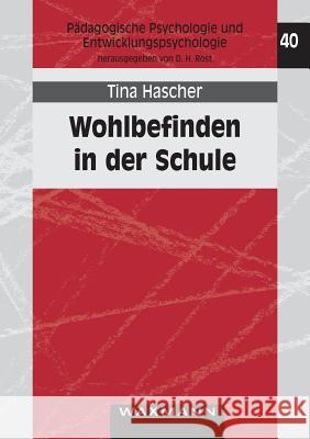 Wohlbefinden in der Schule Hascher, Tina 9783830913542 Waxmann - książka