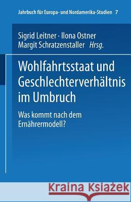 Wohlfahrtsstaat Und Geschlechterverhältnis Im Umbruch: Was Kommt Nach Dem Ernährermodell? Leitner, Sigrid 9783810039347 Springer - książka