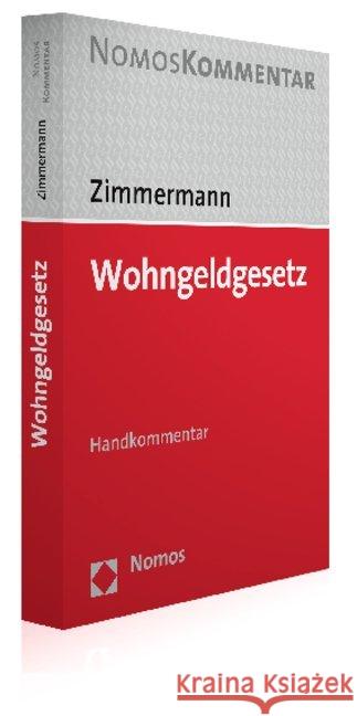 Wohngeldgesetz (WoGG), Handkommentar Zimmermann, Ludwig 9783832948368 Nomos - książka