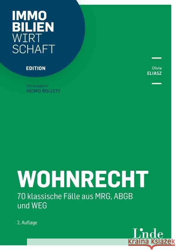Wohnrecht Eliasz, Olivia 9783707344295 Linde, Wien - książka