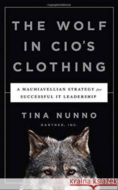 Wolf in Cio's Clothing Tina Nunno 9781629560878 Bibliomotion - książka