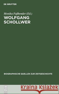 Wolfgang Schollwer Faßbender, Monika 9783486560039 Oldenbourg Wissenschaftsverlag - książka