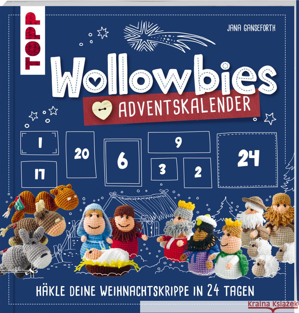 Wollowbies Adventskalender Ganseforth, Jana 9783772448881 Frech - książka